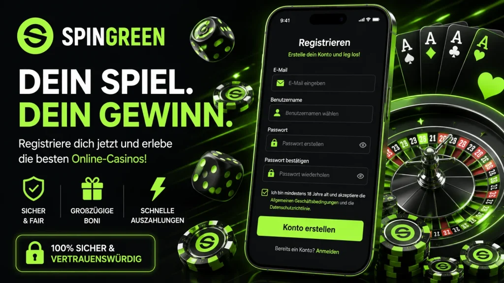 spingreen anmelden
